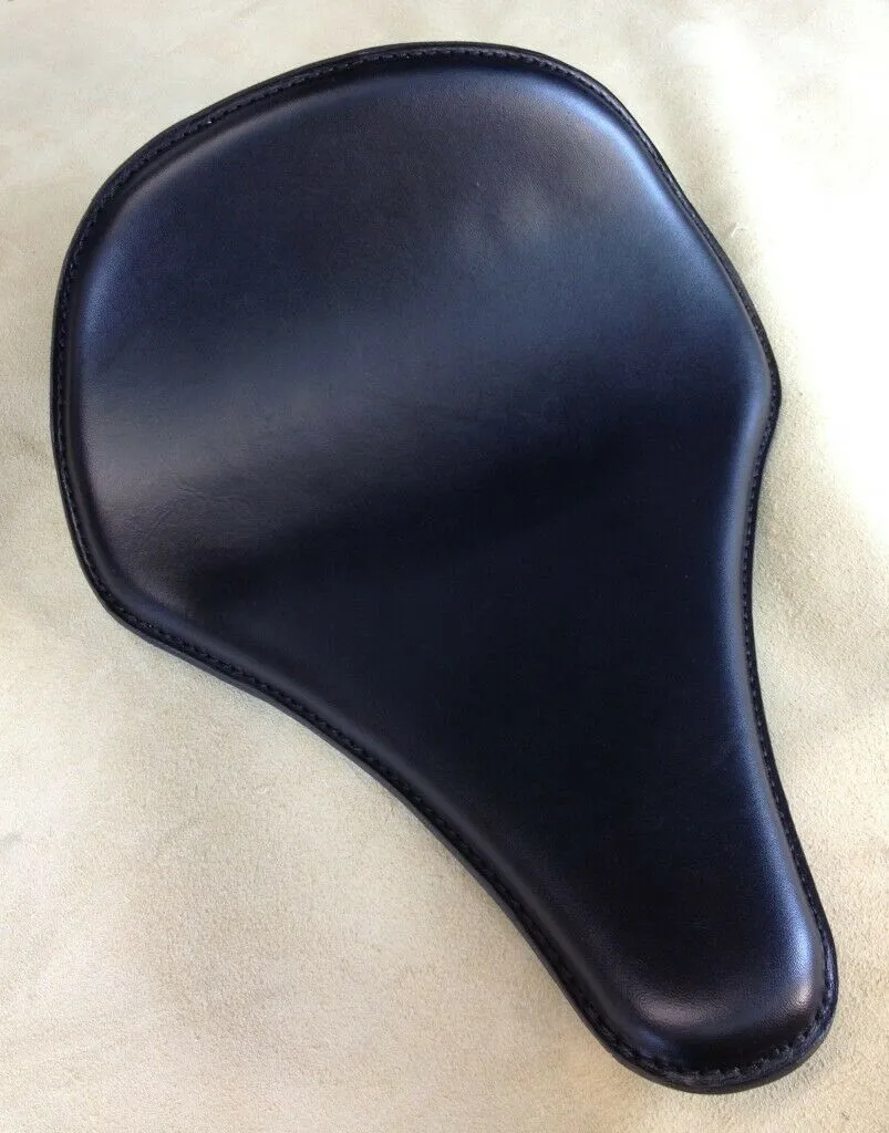 12x15 Long Nose Black Chopper Harley Sportster Dyna Seat Made In USA Mother Road