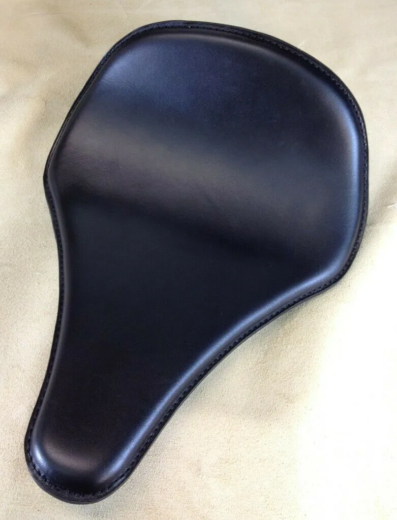 12x15 Long Nose Black Chopper Harley Sportster Dyna Seat Made In USA Mother Road