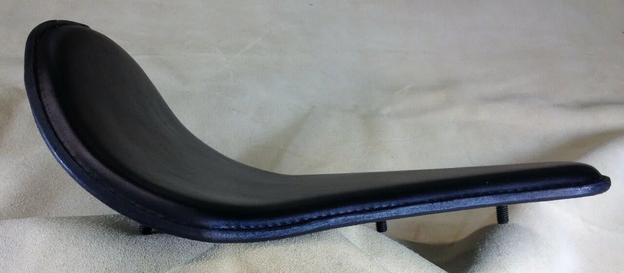12x15 Long Nose Black Chopper Harley Sportster Dyna Seat Made In USA Mother Road