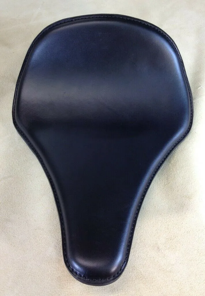 12x15 Long Nose Black Chopper Harley Sportster Dyna Seat Made In USA Mother Road