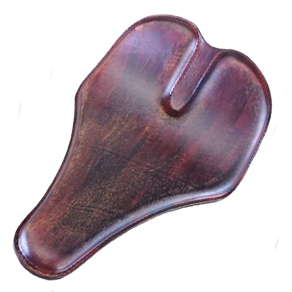 12x15" Long nose Grove 201 Brown Distressed Chopper Harley Sportster Dyna Seat