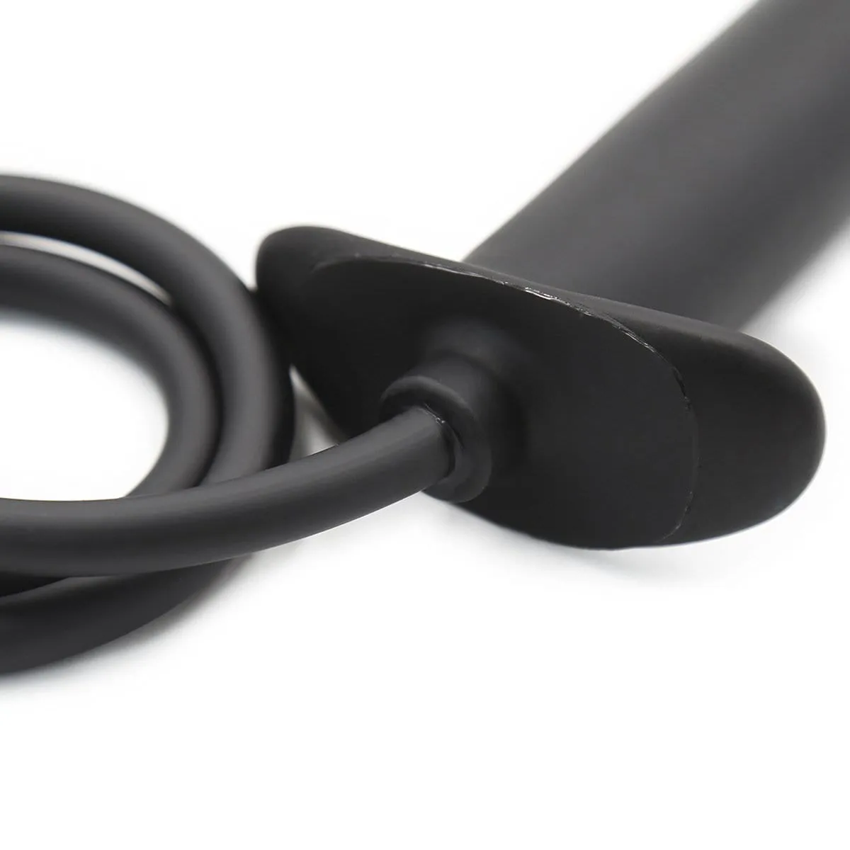 1821MQ      Inflatable Black Rubber Anal Plug - MEGA Deal