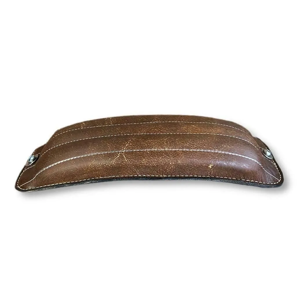 2000-2025 Harley Softail Slim Passenger Seat P-Pad Brown Dist Tuck Roll  MRC