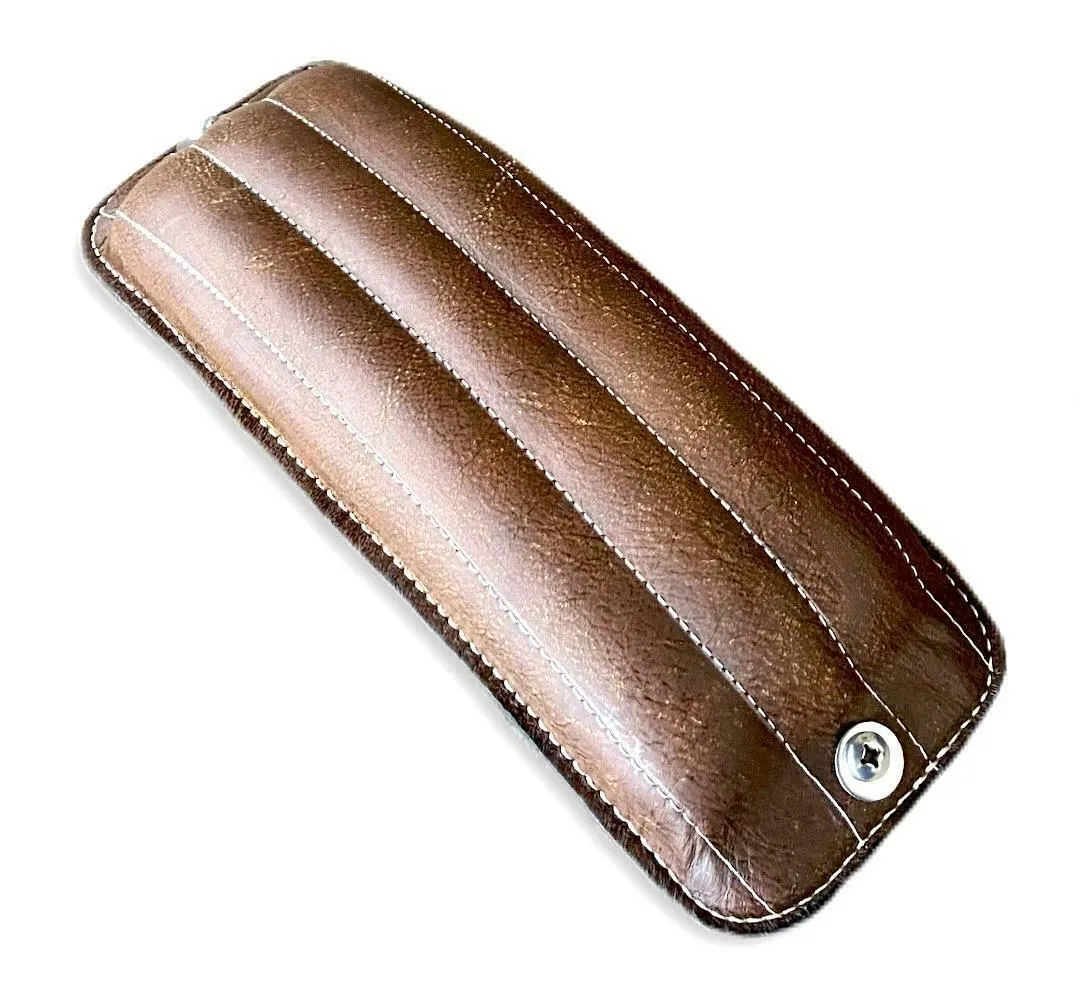 2000-2025 Harley Softail Slim Passenger Seat P-Pad Brown Dist Tuck Roll  MRC