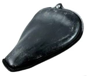 2004-2006 Harley Sportster Seat Black Dist Leather On The Frame Fits All Models