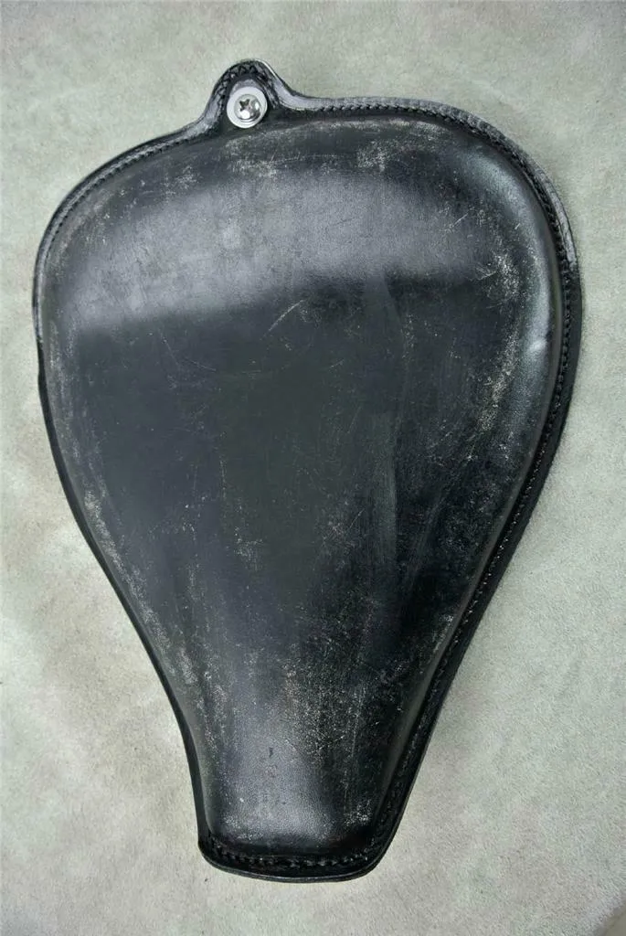 2004-2006 Harley Sportster Seat Black Dist Leather On The Frame Fits All Models