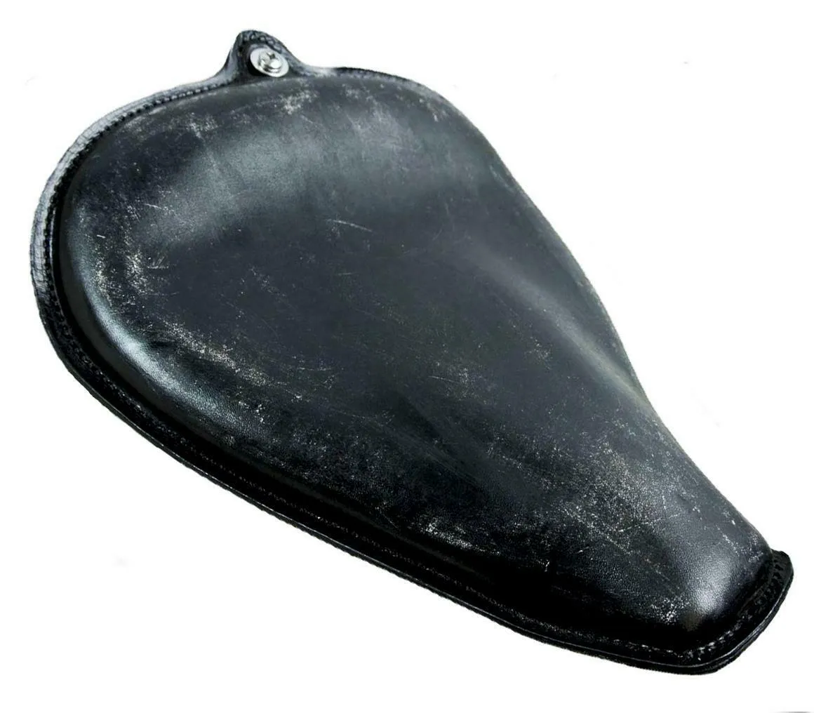 2004-2006 Harley Sportster Seat Black Dist Leather On The Frame Fits All Models