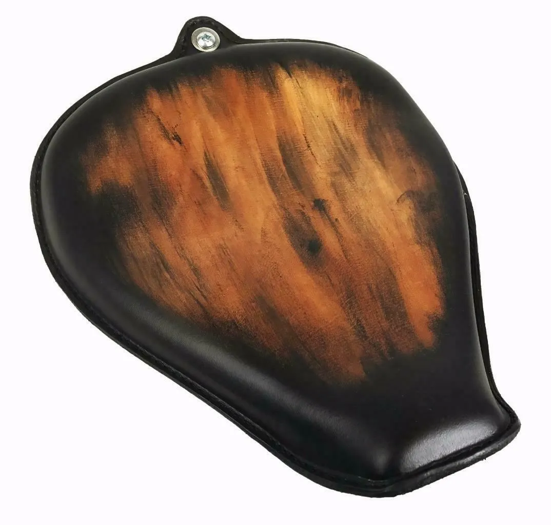 2004-2006 Sportster Harley  On The Frame Seat Smooth Ant Brn Leather All Models
