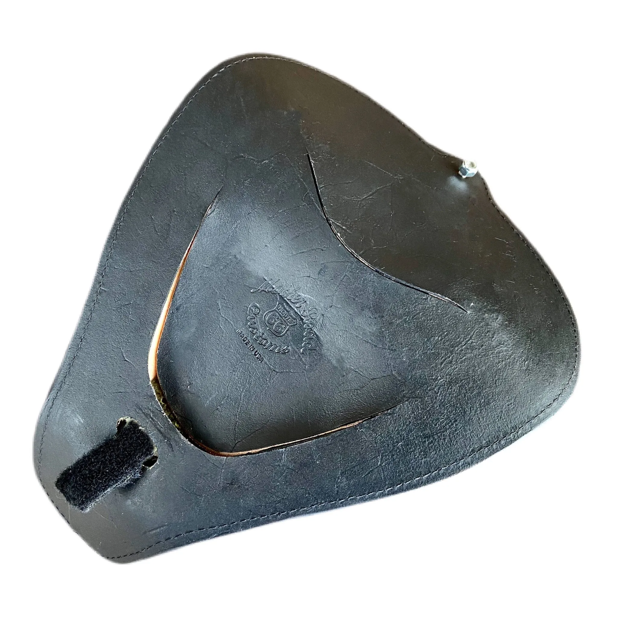 2004-2006 Sportster Harley  On The Frame Seat Smooth Ant Brn Leather All Models