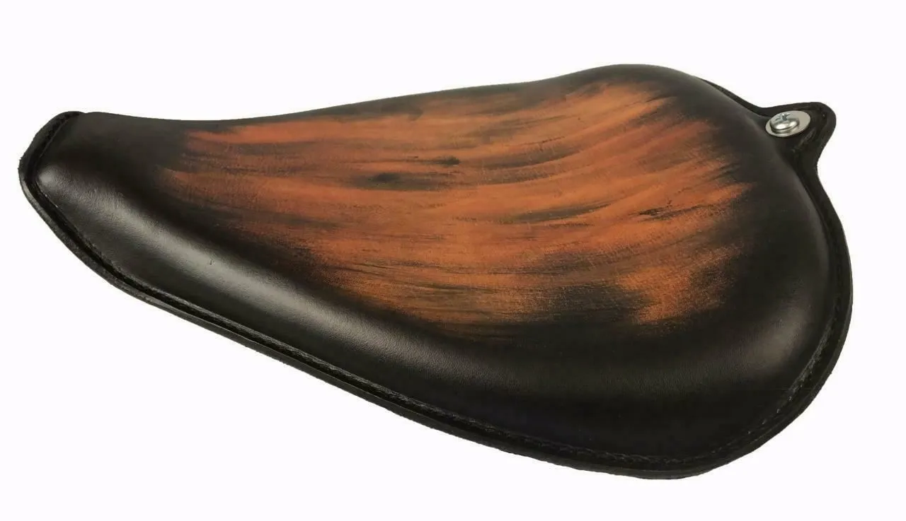 2004-2006 Sportster Harley  On The Frame Seat Smooth Ant Brn Leather All Models