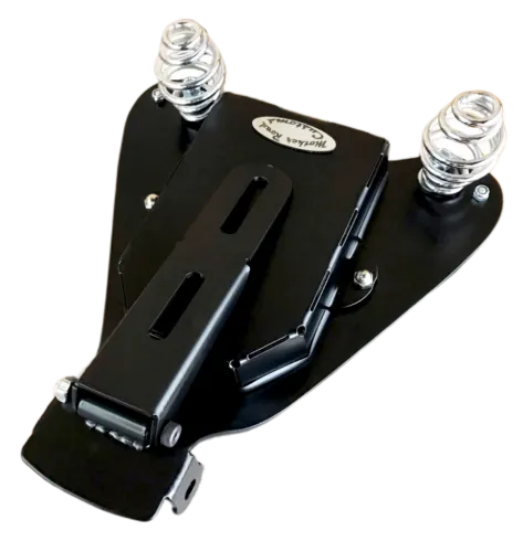 2007-2009 Harley Sportster Seat Conversion Kit P-Pad Antique Brown Alligator ccs