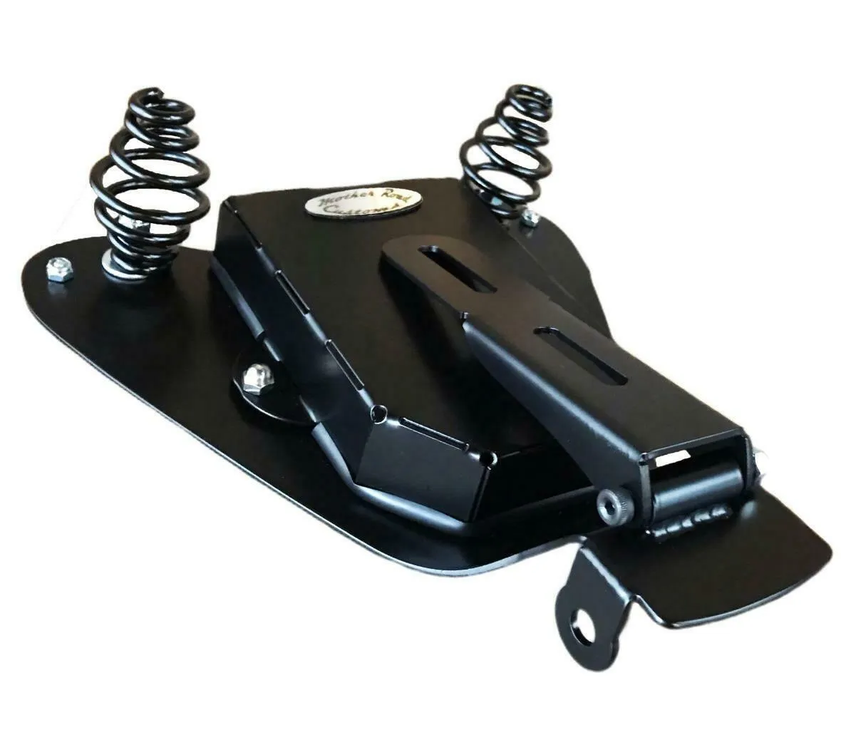 2007-2009 Sportster Harley Spring Seat P-Pad Kit Ant Red Oak Leaf Leather bs
