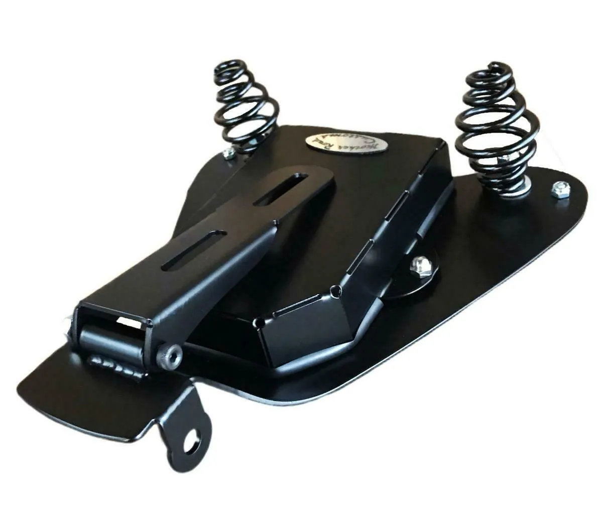 2007-2009 Sportster Harley Spring Seat P-Pad Kit Ant Red Oak Leaf Leather bs
