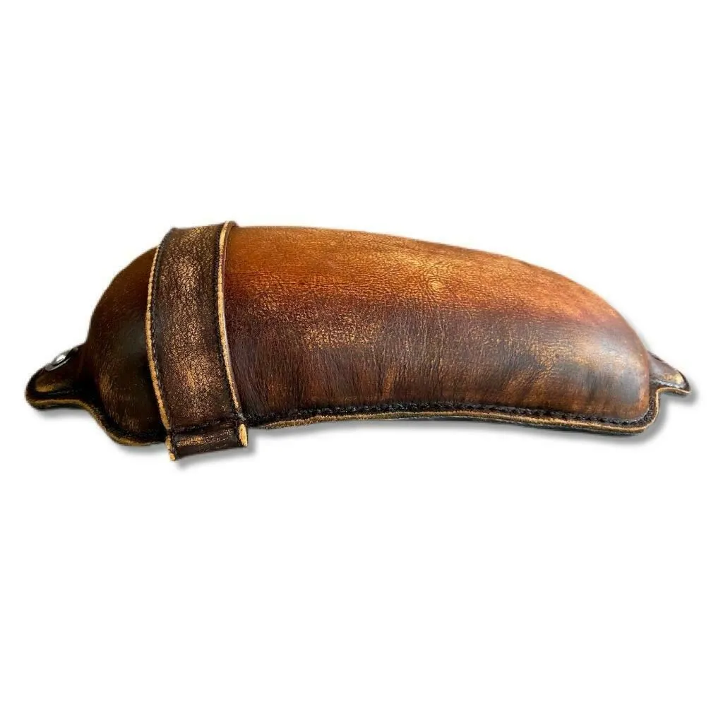 2010-2022 Sportster Harley Kit Spring Seat Brown On Brown Dist Leather P-Pad bs