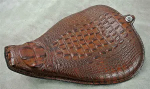 2010-2022 Sportster Harley On The Frame Seat USA Brown Gator Leather All Models
