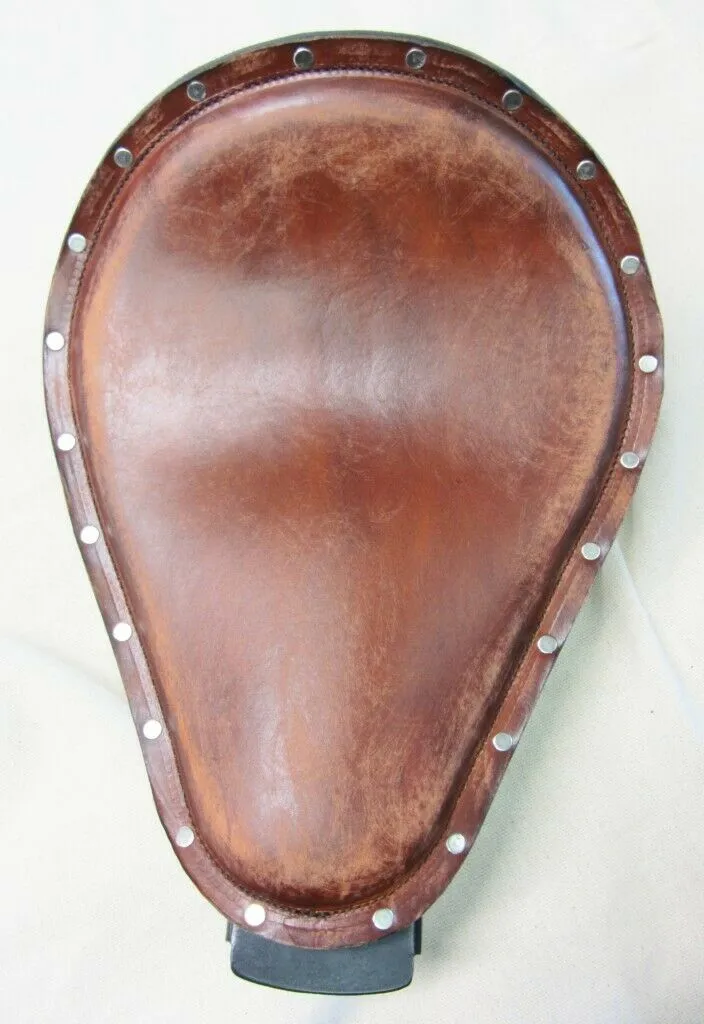 2010-2022 Sportster Harley Seat Brown Dist Silver Rivet  Conversion Kit 48 cs