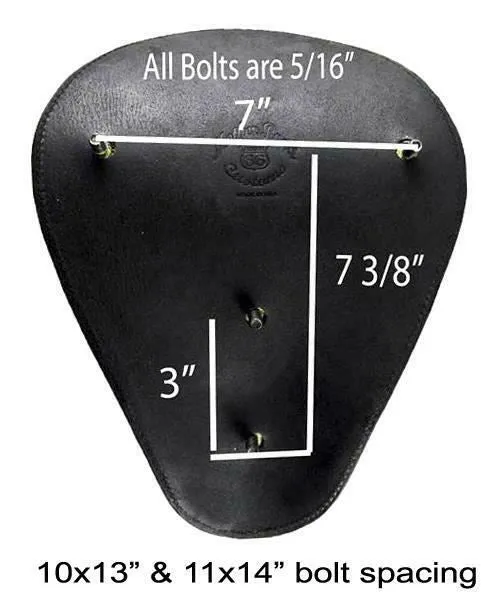 2010-2022 Sportster Harley Spring Brown Leather Seat P-Pad Conversion Kit Rivets