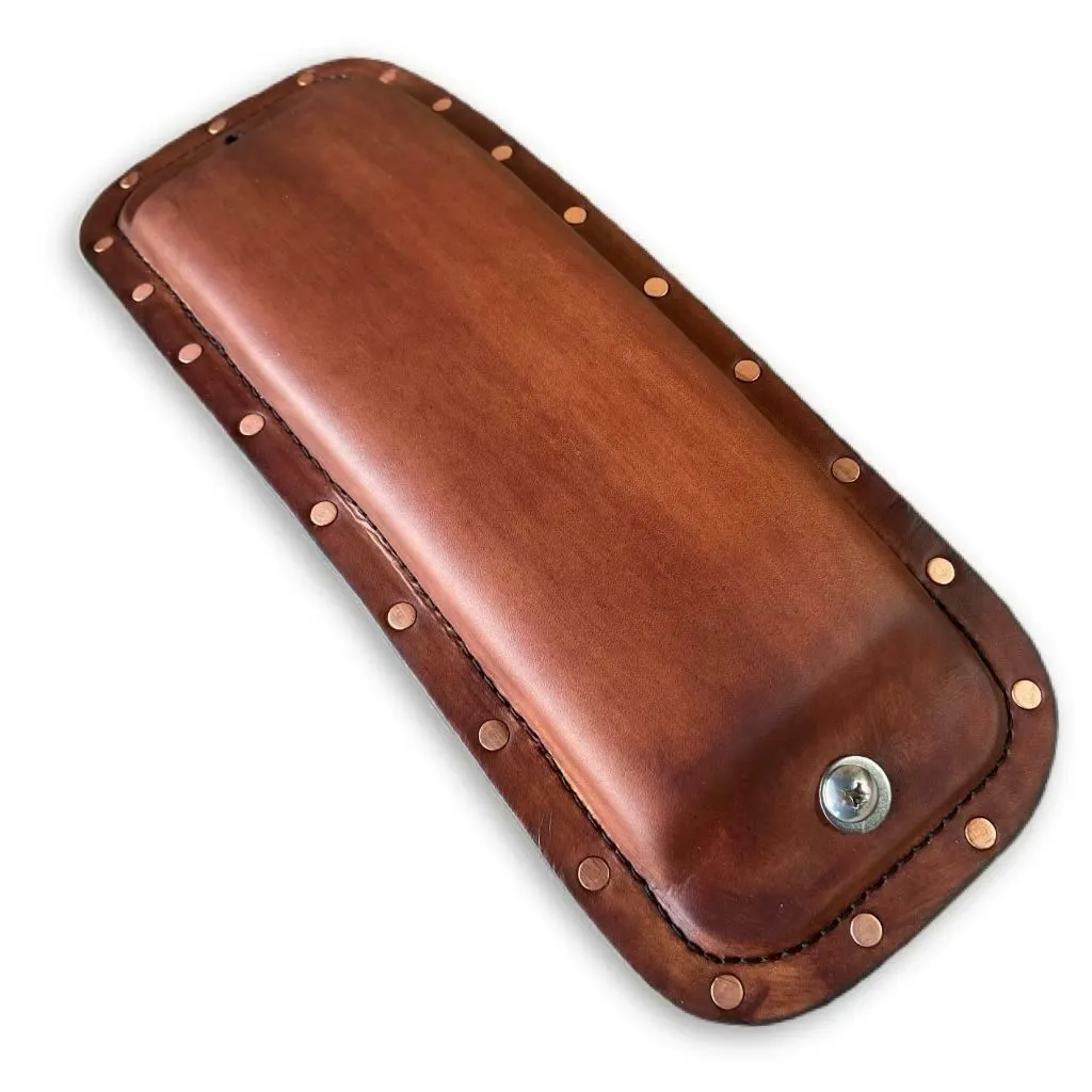 2010-2022 Sportster Harley Spring Brown Leather Seat P-Pad Conversion Kit Rivets