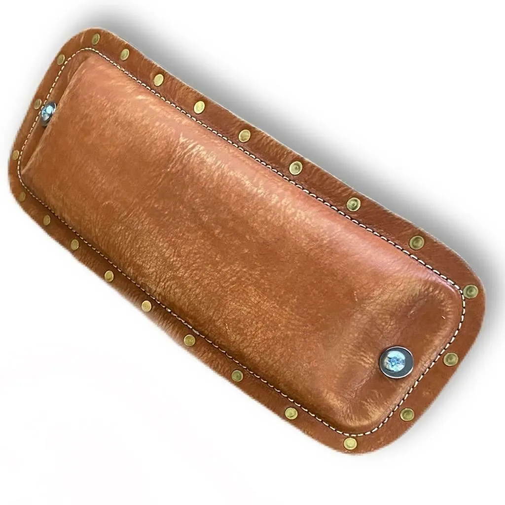 2010-2022 Sportster Harley Spring Seat Conversion Kit Tan Dist Leather Seat Pad