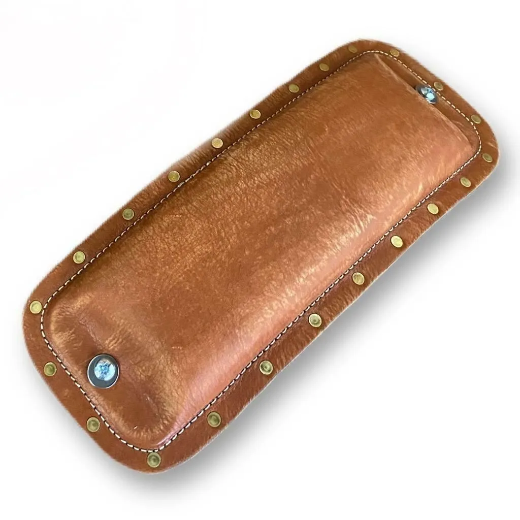 2010-2022 Sportster Harley Spring Seat Conversion Kit Tan Dist Leather Seat Pad