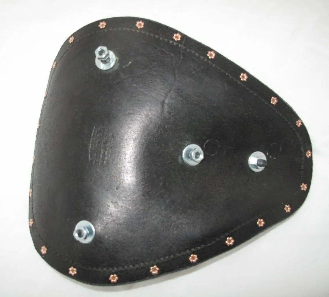 2010-2022 Sportster Harley Spring Seat Conversion Kit Tan Distress Leather Seat