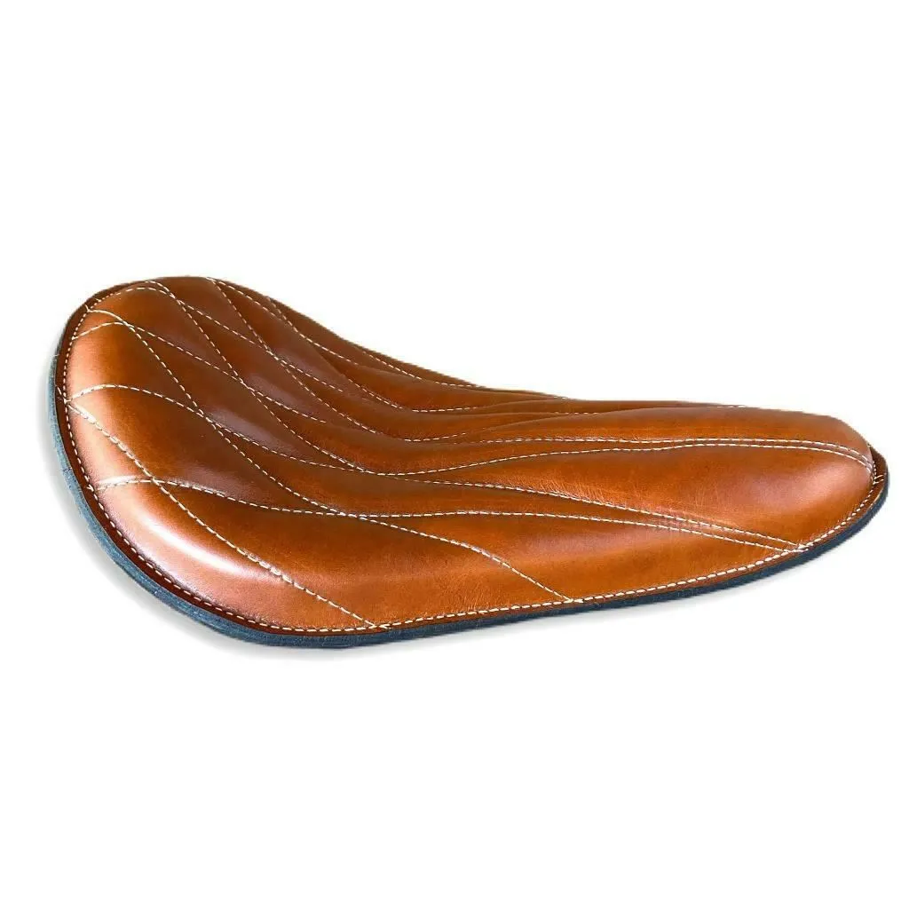 2010-2022 Sportster Spring Seat 11x14 Desert Tan F Diamond Leather Mounting Kit