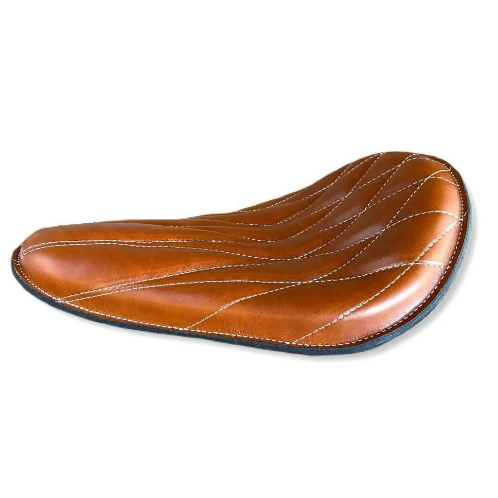 2010-2022 Sportster Spring Seat 11x14 Desert Tan F Diamond Leather Mounting Kit