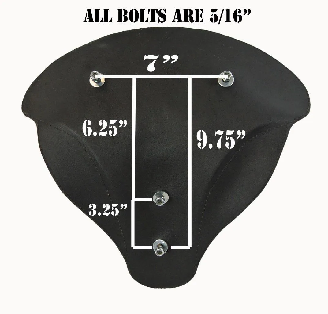 2014-2024 Indian Chief Antique Red Tooled Leather Spring Seat Mounting Kit