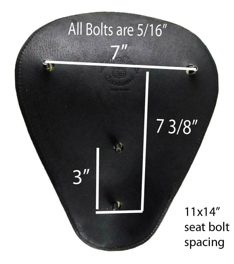 2015-2024 Indian Scout, Bobber 11x14 Desert Tan Leather Seat Rigid Mounting Kit