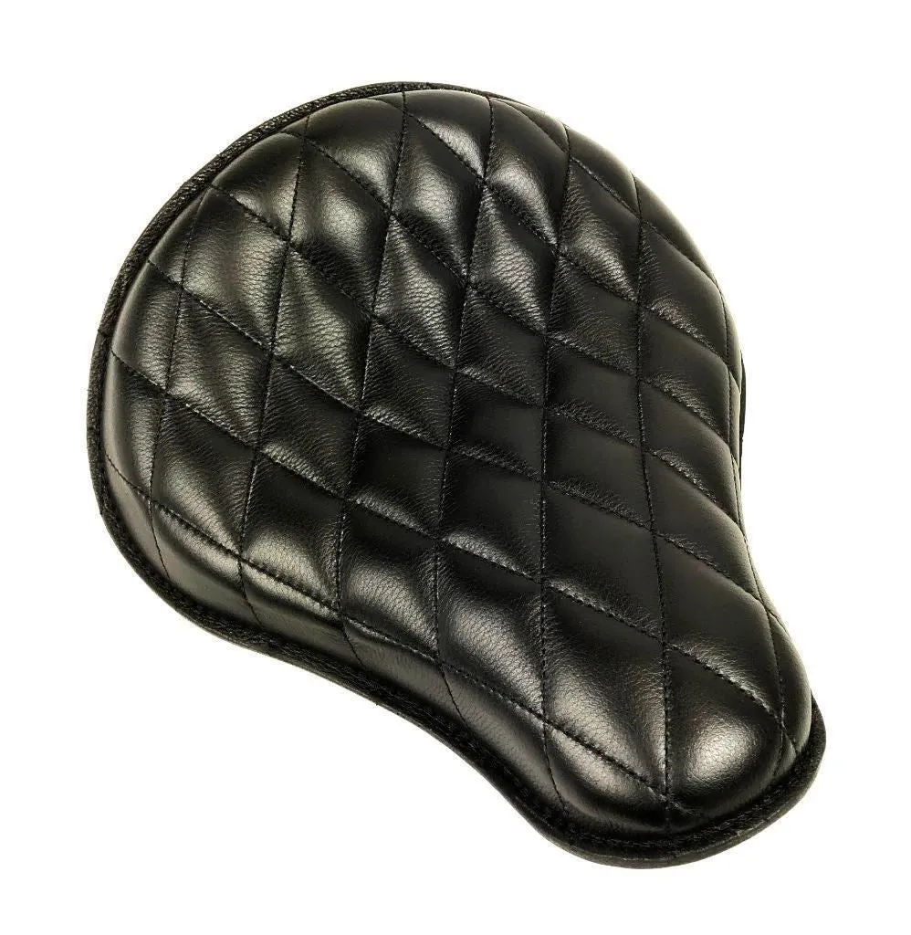 2017-2025 Triumph Bonneville Bobber Seat Black Diamond Stitched 13"x15" Saddle