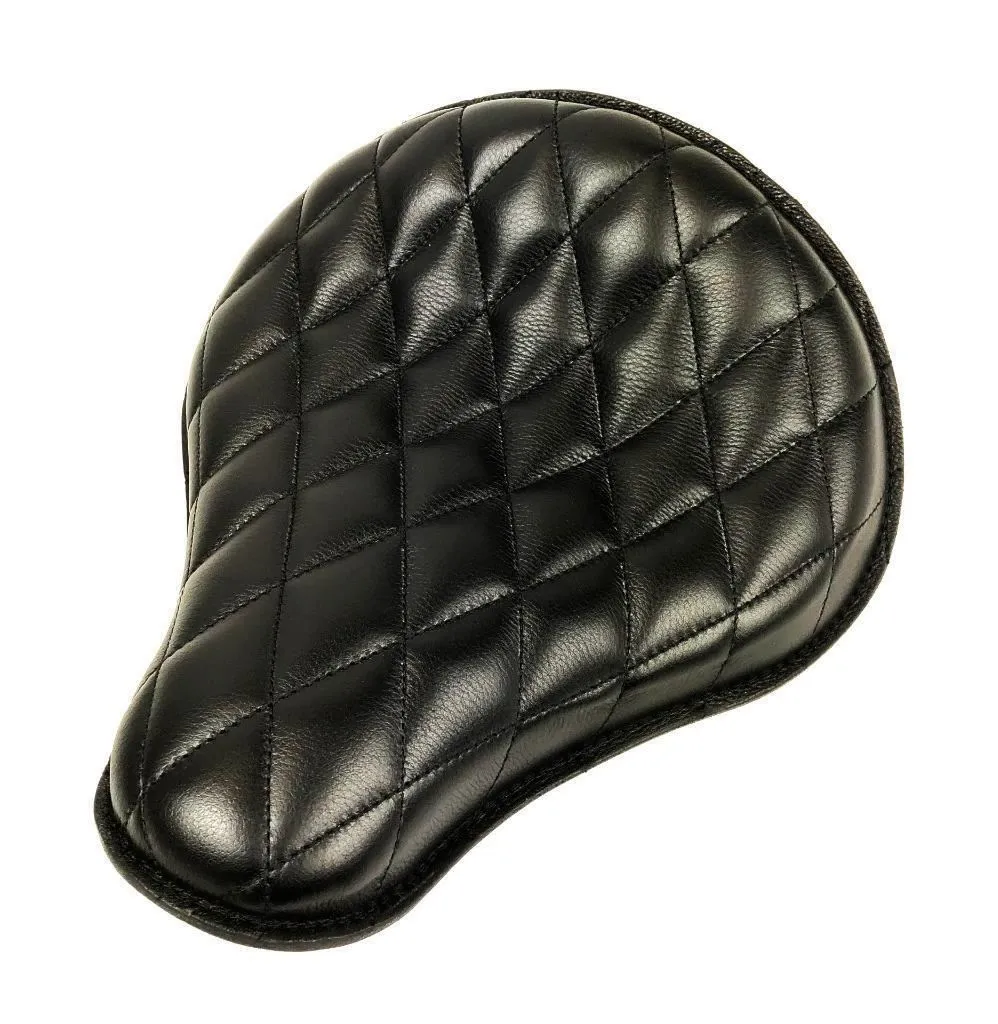 2017-2025 Triumph Bonneville Bobber Seat Black Diamond Stitched 13"x15" Saddle