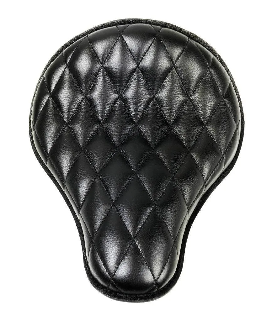 2017-2025 Triumph Bonneville Bobber Seat Black Diamond Stitched 13"x15" Saddle