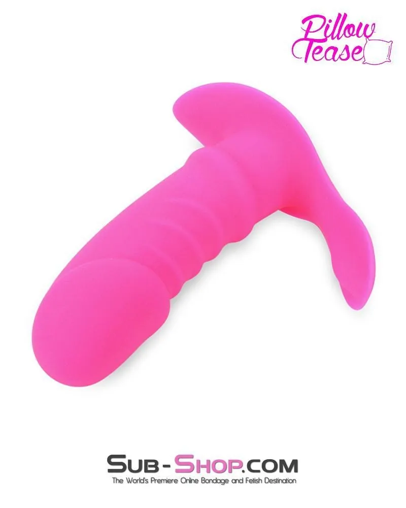 7030E-SIS      Remote Control Rechargeable Silicone Sissy Pink P-Spot Penis Plug