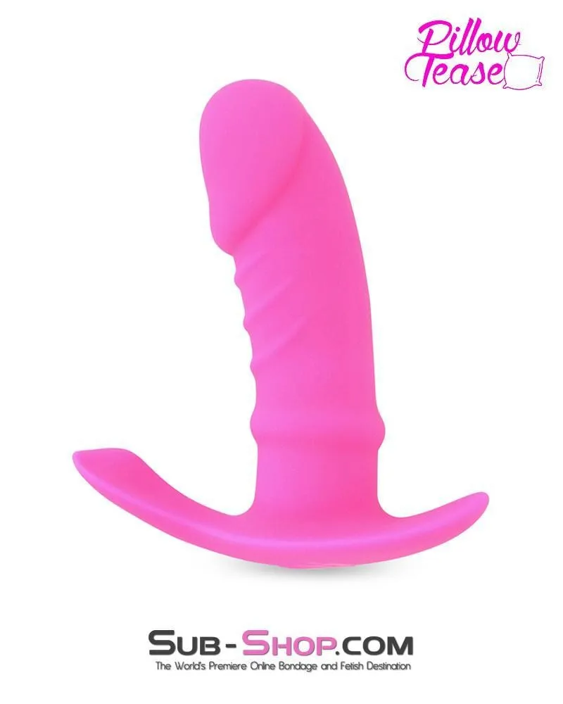7030E-SIS      Remote Control Rechargeable Silicone Sissy Pink P-Spot Penis Plug