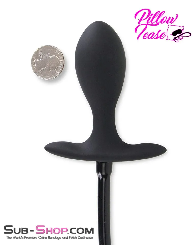 7188M      Inflatable Anal Plug with Metal Vibro Ball Inside