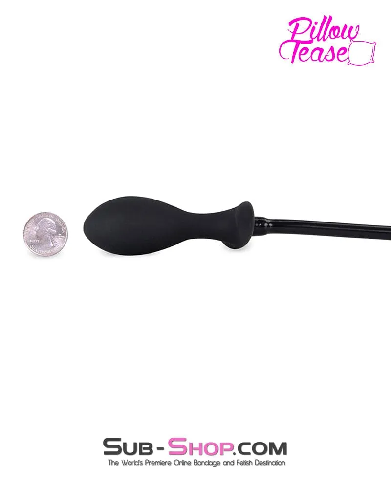7188M      Inflatable Anal Plug with Metal Vibro Ball Inside