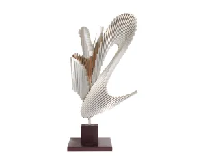 Ahmad Al-Shaikhly Signed 1979 “Tension, The Wedge” Abstract Metal Sculpture