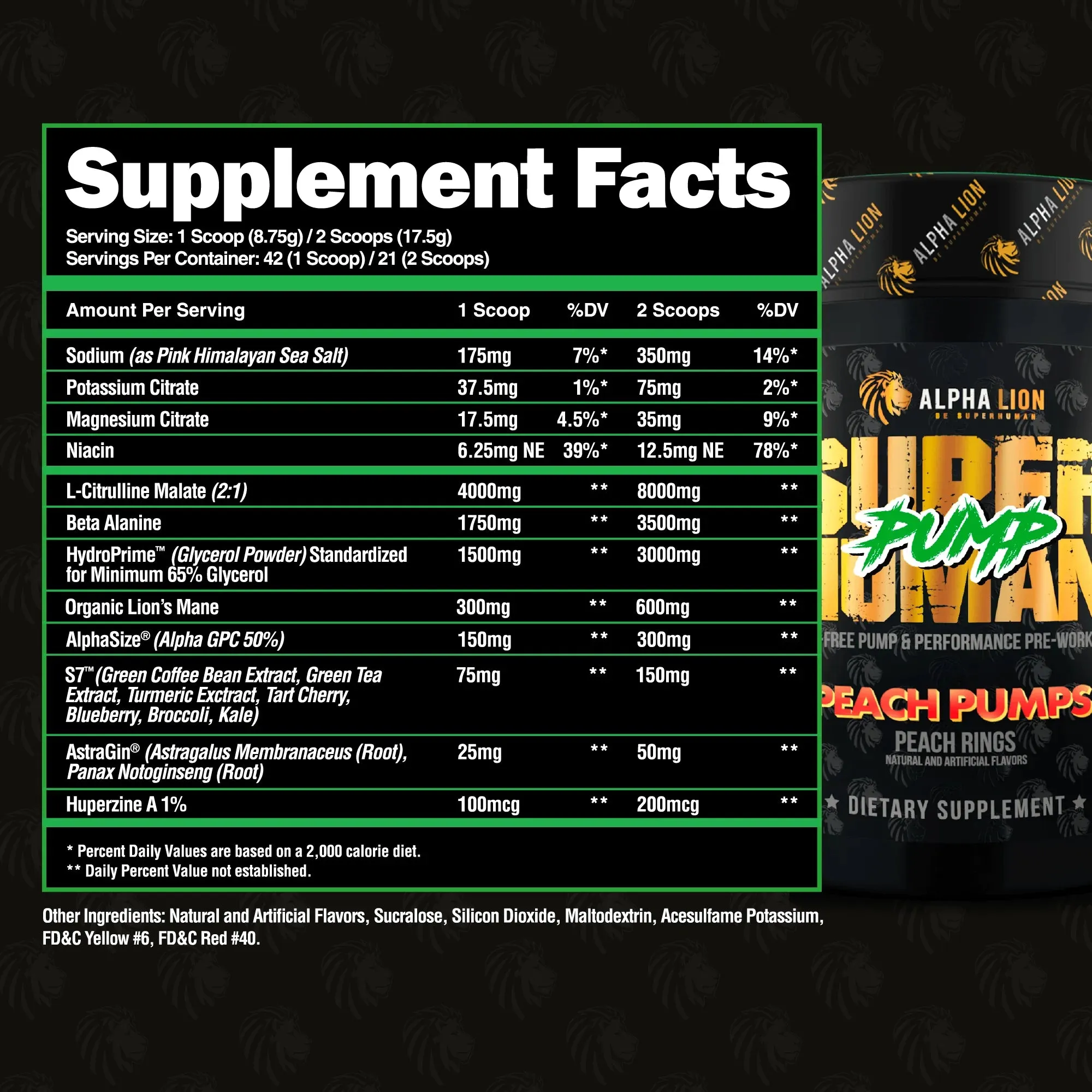 Alpha Lion SuperHuman Pump
