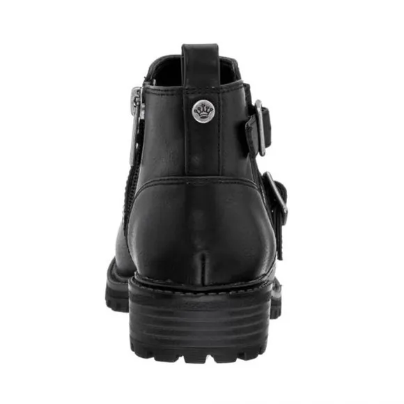 &quot;Kids' Nina Kylee Black Tumbled Bootie, Size 3&quot;