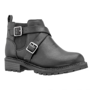 &quot;Kids' Nina Kylee Black Tumbled Bootie, Size 3&quot;