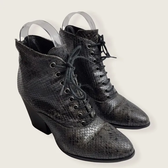 Andre Assous Lace Up Ankle Booties