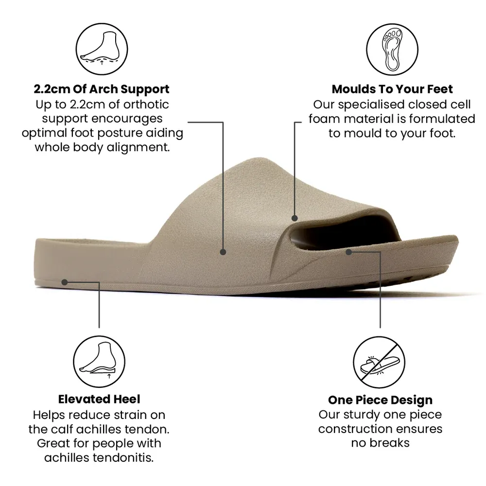 Arch Support Slides - Taupe