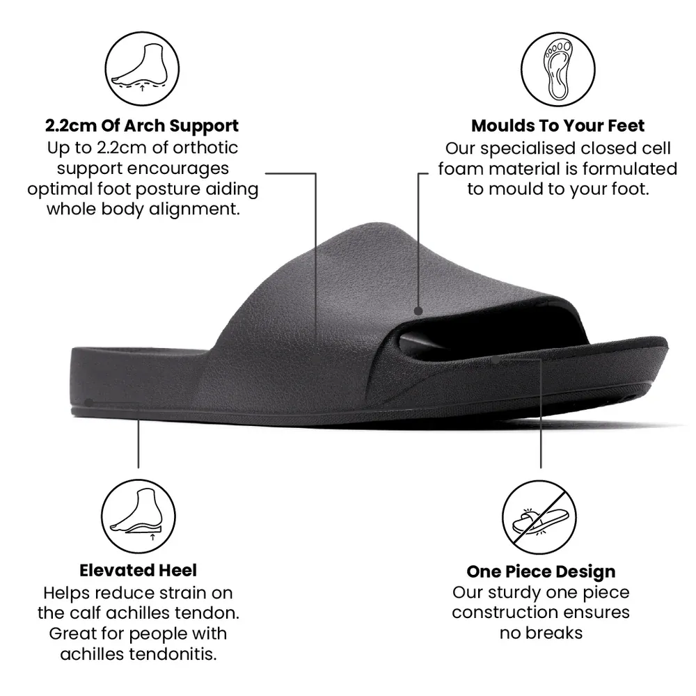 Archie Support Slides - Black
