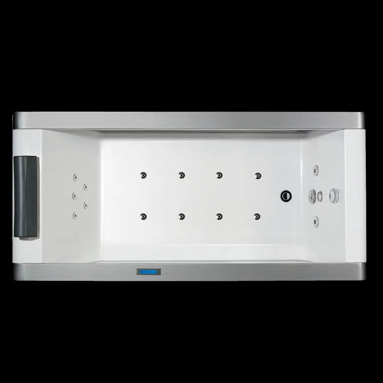 Ariel Bath Platinum 59" x 25.6" Whirlpool Bathtub
