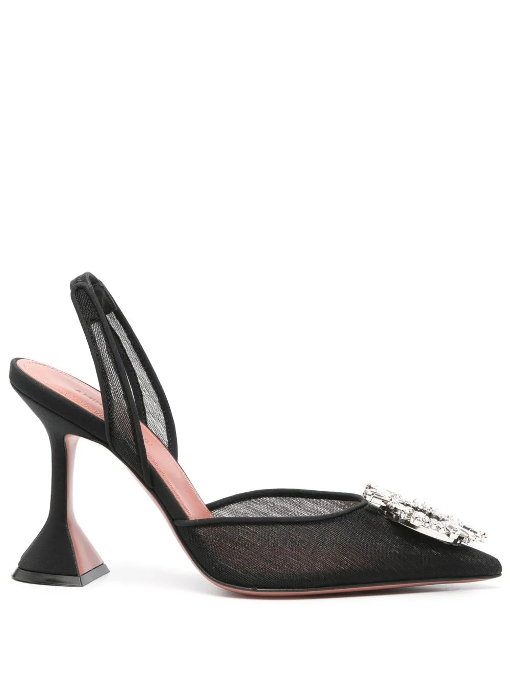 Begum mesh slingback pumps