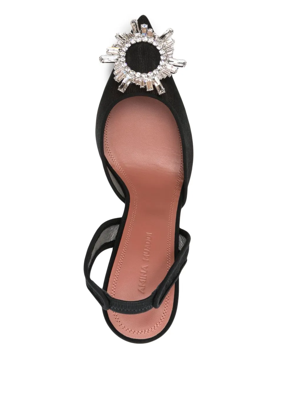 Begum mesh slingback pumps
