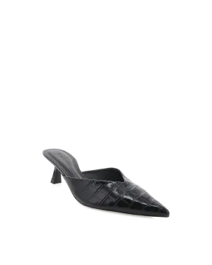 'BILLINI' ADELE PATENT CROC - BLACK