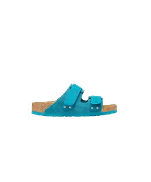 Birkenstock Uji Suede/Nubuck Leather Deep Turquoise Sandals