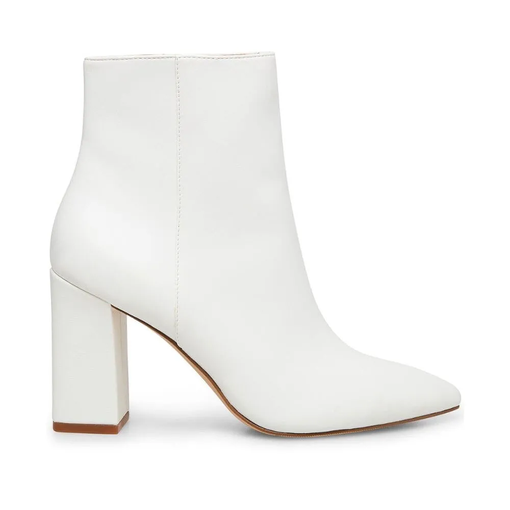 Block Heel Pointed Toe Bootie