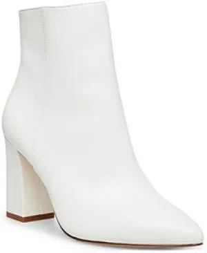 Block Heel Pointed Toe Bootie